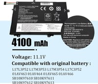 Lenovo ThinkPad L-sorozat akkumulátor - BLESYS 01AV463 kompatibilis L480/L580/L490/L590/L14/L15 2
