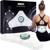 MDIBZCA TENS EMS készülék - 9 módú, vezeték nélküli fájdalomcsillapító és izomstimuláló masszírozó nagy elektródákkal 1