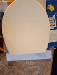 SURFOU WC-ülőke lágyan záródó mechanizmussal, duroplast, O alakú, fehér – tartozékok nélkül (újszerű) (állapot: lásd a 2. képet) 3