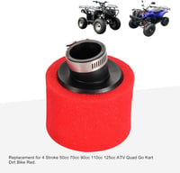 Piros GOOFIT 35mm-es légszűrő ATV-hez, 50-125 köbcentis terepjárókhoz 5
