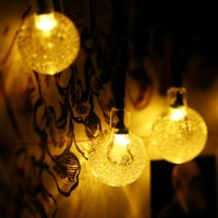 Goodia 8m-es Napelemes Kültéri Fényfüzér 40 LED-del, 8 Üzemmód, IP65 Vízálló 8