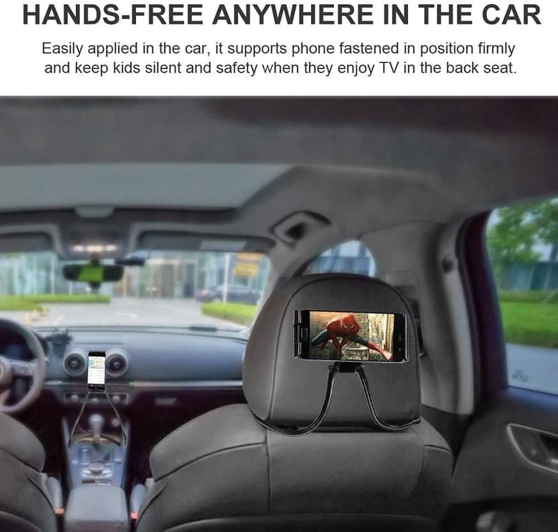 ANGGO Univerzális Nyakba Akasztható Telefontartó, 360°-ban Forgatható, Hosszú Karral, iPhone Samsung HTC Készülékekhez