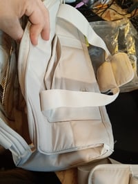 Prepravná taška pre psov LARKSON Tjark pre malých psov do 12 kg, béžová, cestovná taška pre psov a mačky vhodná do lietadla, používaná 3