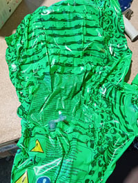 Nafukovací krokodíl na plávanie Intex Giant Gator 203x114 cm, nosnosť 80 kg, zelený bazénový spoločník na jazdenie, používaný 2