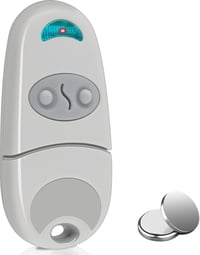 Effdrdfs 433.92MHz Univerzális Garázskapu Távirányító 2 Csatornával - 432EV Kompatibilis, 50m Hatótávolság, Kulcstartós Kivitel 1