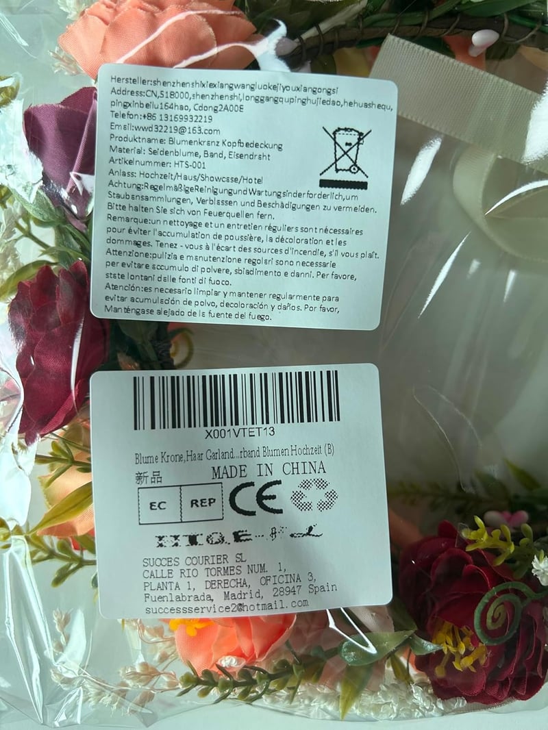 Blume esküvői virágkoszorú hajpánt menyasszonyoknak - rózsaszín