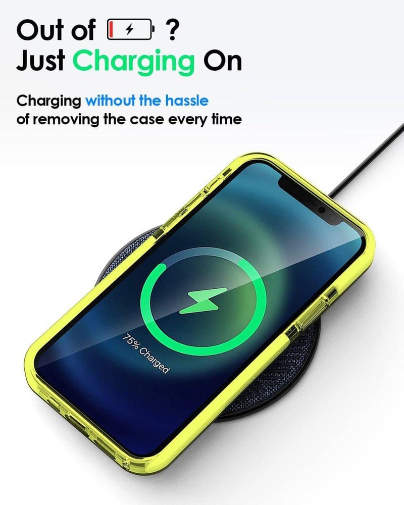 iPhone 12 Sárga Szilikon Tok Nőknek Virágmintával