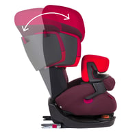CYBEX Pallas S-Fix 2-in-1 Gyerekülés, ISOFIX Rögzítéssel, 9-36 kg, 9 Hónapos-12 Éves Korig, 11 Pozíciós Dönthetőség, Rumba Piros 5