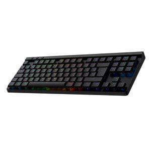 Bezdrôtová nízkoprofilová herná klávesnica Logitech G G515 LIGHTSPEED TKL, RGB, čierna — — ošúchané označenia (stav: pozri 2. obrázok)