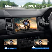 LSLYA 9" 2 DIN Android 13 Autórádió - 2GB/32GB, Vezeték Nélküli Apple CarPlay & Android Auto, Bluetooth, GPS, WiFi, FM, Tolatókamerával 3