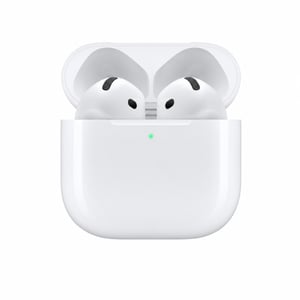 Apple AirPods 4 bežične Bluetooth slušalice s aktivnim poništavanjem buke, adaptivnim zvukom — s USB-C kućištem za punjenje (stanje: vidi 2. sliku)