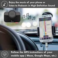VeoPulse B-PRO 2 Bluetooth Kihangosító Autóba - Automatikus Csatlakozás, Világítás, Biztonságos Telefonálás Vezetés Közben 4