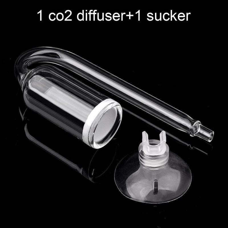 Nano CO2 Diffúzor U-alakú Üveggel és Szívókupakkal Akváriumhoz