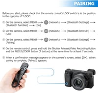 Sony vezeték nélküli távvezérlő JJC RMT-P1BT - ZV-E1, A7RV, FX3 és más kompatibilis kamerákhoz 6
