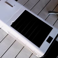 Ochladzovač vzduchu GLOWITE 60W, 3 režimy, 3 rýchlosti, 12-hodinový časovač, 4 chladiace vložky, oscilácia, LED displej, diaľkové ovládanie, na kolieskach 2