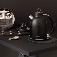 ASCOT Retro Fekete Vízforraló 1,5L - Férfi/Női Ajándék, Automata Kikapcsolás 5