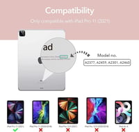 Apple iPad Pro 11 (2021) rózsaszín védőtok állvánnyal, 3. generációs 3