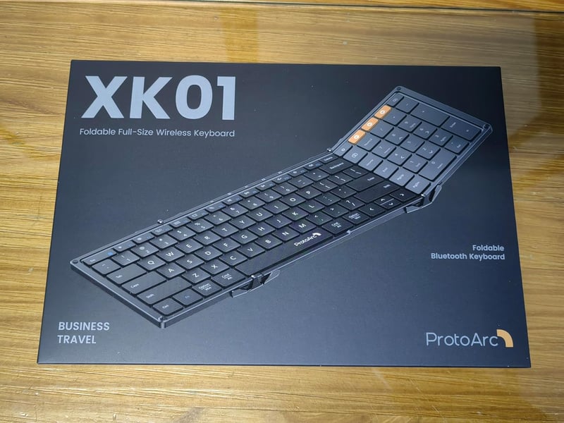ProtoArc XK01 Összecsukható Bluetooth Billentyűzet Numerikus Billentyűzettel, Vezeték Nélküli Mini Billentyű