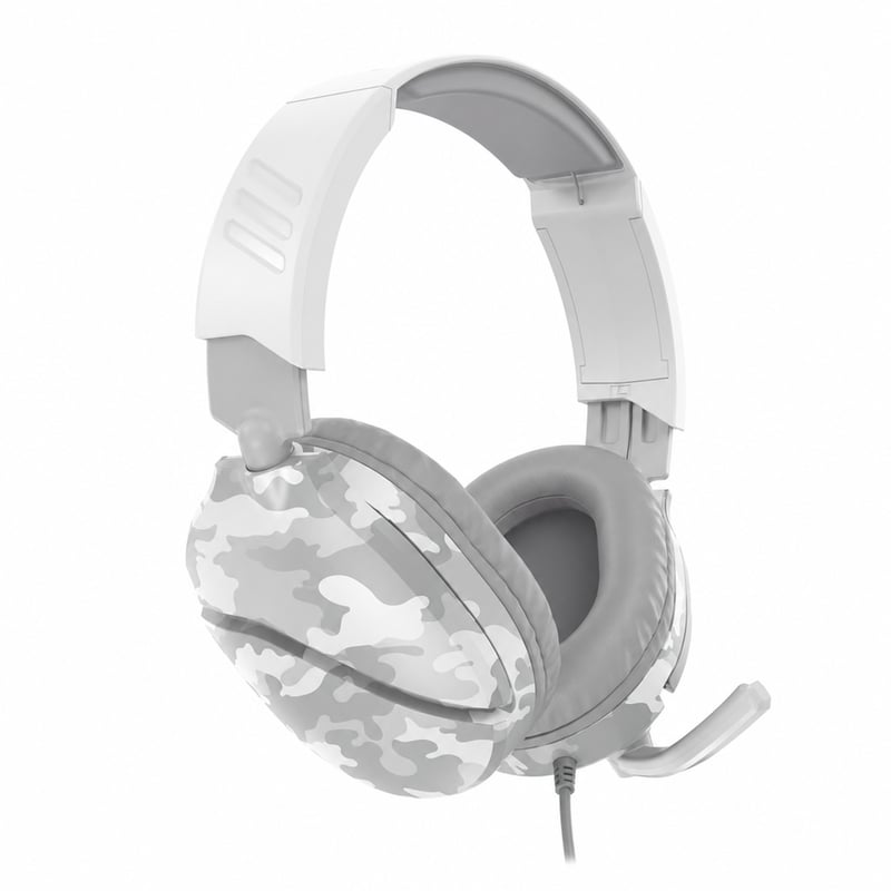 Turtle Beach Recon 70 Camo Polar White gaming — hibás, részben működik: bal fülhallgató néma max hangerőn (állapot: lásd a 2. képet)