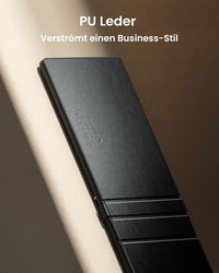 ProtoArc XK04 Összecsukható Kompakt QWERTZ Bluetooth Billentyűzet PU Bőrtokkal - Hordozható Mini Utazó Klaviatúra iPad iPhone Mac Android Wi 18