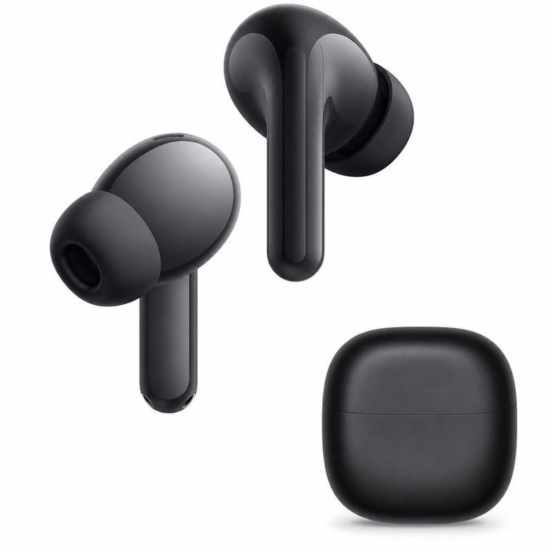 Xiaomi Redmi Buds 8 Lite True Wireless Bluetooth slušalice, 42 dB ANC, 36 h baterija, crne — neispravne, ne (stanje: vidi 2. sliku)