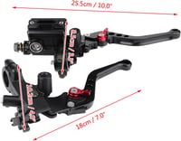 Keenso 7/8" hidraulikus fék- és kuplungkar szett motorkerékpárhoz 2