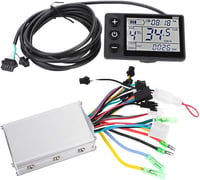 MAGT 36V-48V Elektromos Roller Kefe Nélküli Vezérlő - Vízálló LCD Kijelzővel, Alumínium Szinusz Szabályzó Elektromos Kerékpárokhoz - 2#36V-48V 1