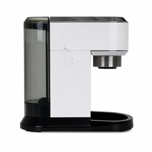 De'Longhi Dedica Style EC685.W eszpresszógép fehér, tejhabosítóval, 1 l, 15 bar — horpadt, karcos burkolat (a fotókon látható)
