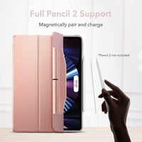 Apple iPad Pro 11 (2021) rózsaszín védőtok állvánnyal, 3. generációs 4