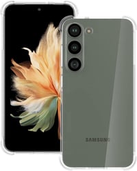 Samsung Galaxy S23 Plus ütésálló átlátszó tok erősített sarkokkal 1