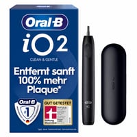 Oral-B iO Series 2 Elektromos Fogkefe, Fekete - 3 Tisztítási Mód, Utazótok, Braun Design — fogkefefej nélkül (állapot: lásd a 2. képet) 1