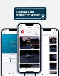 Arlo Essential Vezeték Nélküli Videó Kaputelefon - WiFi, 1536p Felbontás, 180° Látószög, Éjjellátó, Okostelefonról Vezérelhető, Fehér 3
