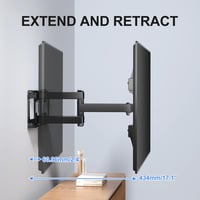 SUPTEK TV fali tartó 32-84" képernyőkhöz, dönthető, forgatható, 6 karú, VESA 600x400mm 6