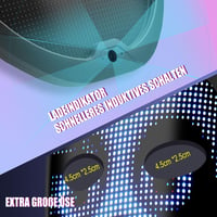 MEGOO LED Maszk Bluetooth-szal és Gesztusfelismeréssel - Programozható Világító Arcmaszk Farsangra, Halloweenre 4
