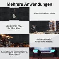 Akusztikai habszivacs panel 36 db, hangszigetelő fali burkolat stúdióba, játékszobába 7