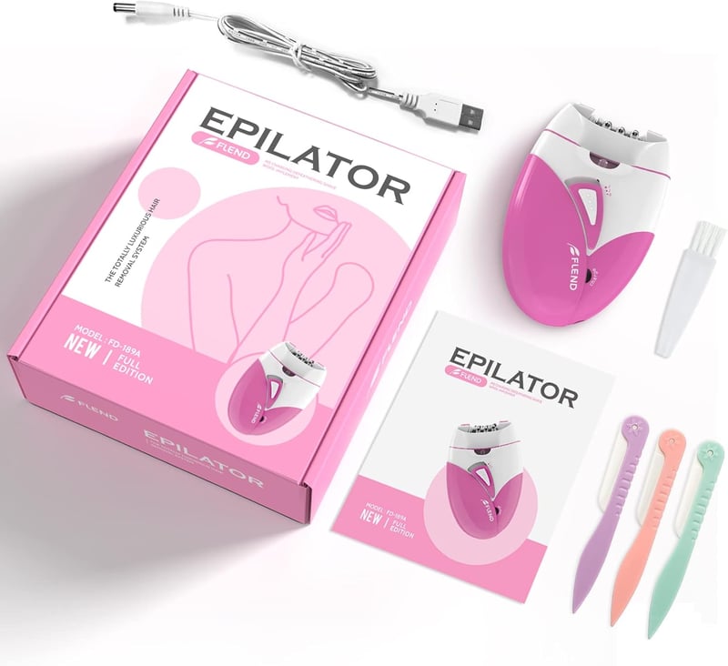 Philips LED-es női epilátor arcra és testre - vezeték nélküli szőrtelenítő