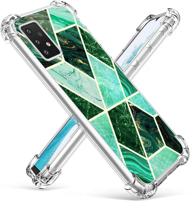Samsung Galaxy A23 Márvány Mintás Szilikon Tok - 3db Ultravékony Ütésálló Védőtok