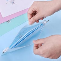 Unikornisos cipzáras tároló tasakok, 8 db, 22x13 cm, ékszerekhez és maszkokhoz 5