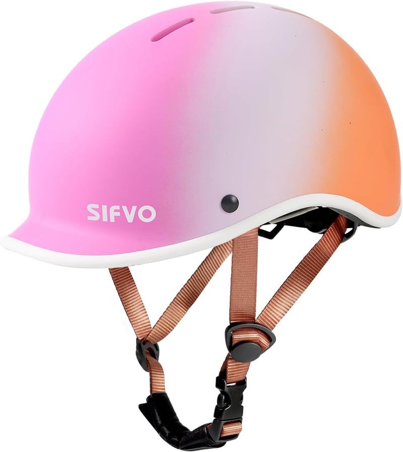 Gyermek Kerékpáros Sisak 51-55 cm - Multifunkciós Védőfelszerelés Fiúknak és Lányoknak, Biciklizéshez, Gördeszkázáshoz, Rollerezéshez