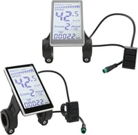Yosoo univerzális e-bike LCD kijelző, 24-60V, 31,8/22,2mm kormányra 8