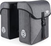 ICOCOPRO Kerékpár Táska 35L - Dupla Csomagtartó Táska Vízálló Esővédővel - 3D Bicikli Táska MTB, Országúti és Elektromos Kerékpárokhoz 1