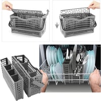 Bosch, Maytag, Kenmore és Whirlpool mosogatógépekhez való univerzális evőeszköztartó kosár 4