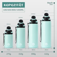 Fjbottle mágneses zárású rozsdamentes acél kulacs 400-1000ml - BPA-mentes, szénsavas italokhoz 8