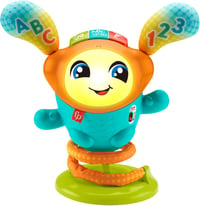 Fisher-Price DJ Hüpfi Interaktív Táncoló Játék - Zenélő, Mozgó Gyerekjáték 9 Hónapos Kortól, Német Nyelvű, Elemmel, Többszínű 1