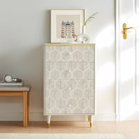 myforHD Öntapadós Tapéta - Modern Bézs Csíkos Vinyl Fólia Bútorokhoz - Vízálló Dekorációs Matrica Fiókokhoz, Polcokhoz (44cm x 300cm) 2
