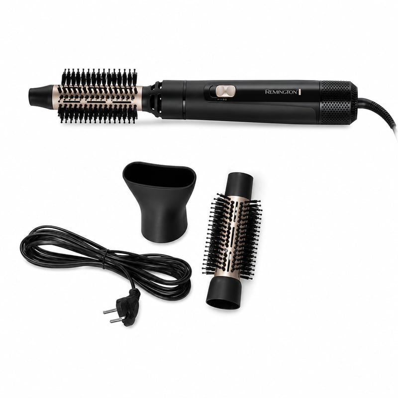 Remington AS7300 Blow Dry&Style četka za sušenje i oblikovanje kose s 3 nastavka: 25 mm i 38 mm — bez okrugle četke od 25 mm (stanje: vidi 2. sliku)