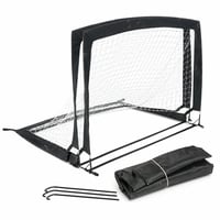 Set 2 porți de fotbal pop-up Amazon Basics, 121 x 91 cm, poartă de antrenament portabilă cu plasă — suprafață uzată, zgâriată (stare: vezi imaginea a 2-a) 1
