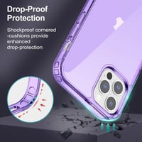 Apple iPhone 12 Pro Max Lila Áttetsző Szilikon Tok Beépített Állvánnyal 5