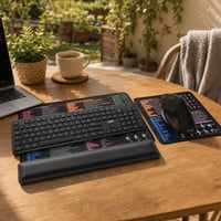Ergonomikus irodai frissítés: vezeték nélküli AZERTY billentyűzet + vertikális egér + 2 db egérpad 1