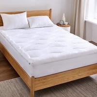 Bedsure Matracvédő 90x200 cm - 4 cm Vastag Steppelt Poliészter Párna Matracra, 38 cm-es Mély Zsebekkel, Mosható, Légáteresztő, Csúszásgátló  1